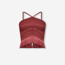 PatBo Mujer Barcelona Top Flecos Amber color Terracota sku 703-002516 01 - Foto 1