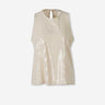 Peserico Mujer Barcelona Top Sequins color Crema sku 703-002517 01 - Foto 1