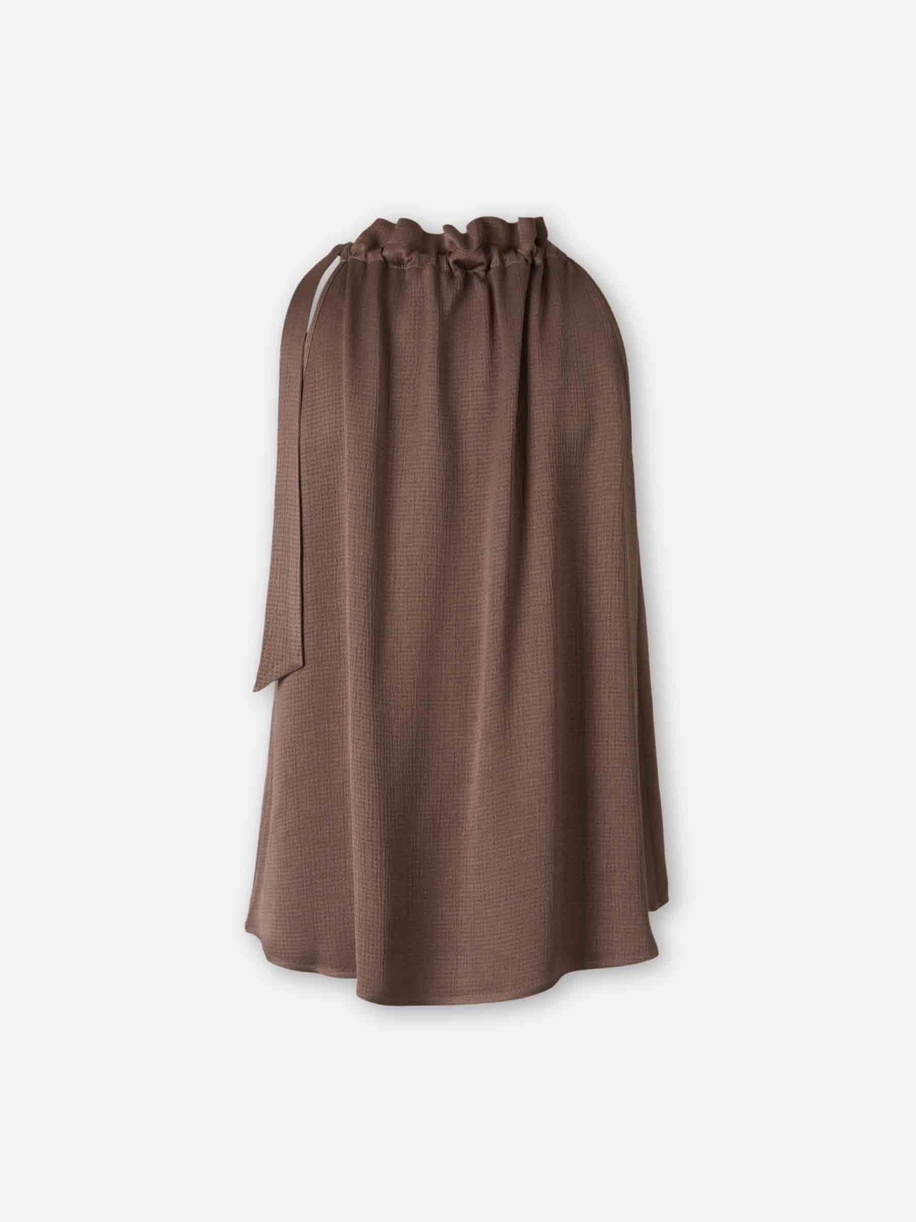 Peserico Mujer Barcelona Top Funcido color Marrón sku 703-002519 02 - Foto 2