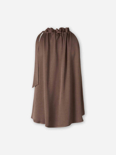 Peserico Mujer Barcelona Top Funcido color Marrón sku 703-002519 02 - Foto 2