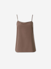 Peserico Mujer Barcelona Camiseta Tirantes Seda color Marrón sku 703-002520 02 - Foto 1
