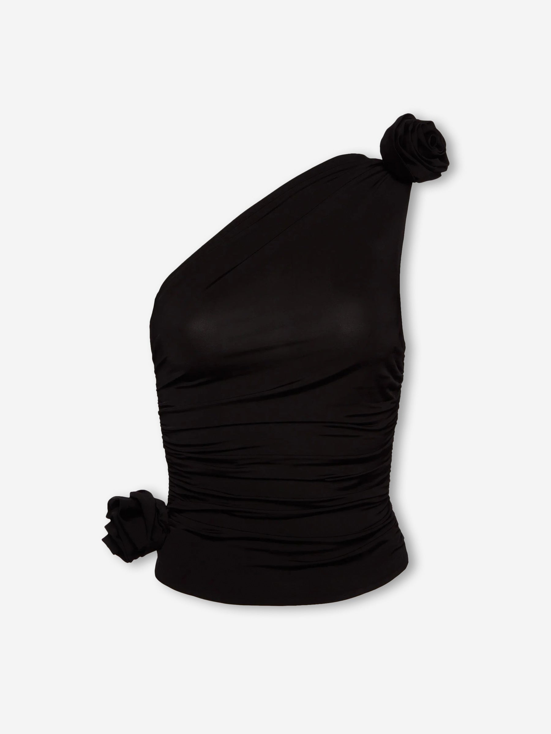 Magda Butrym Mujer Barcelona Top Asimétrico Viscosa color Negro sku 703-002526 01 - Foto 1