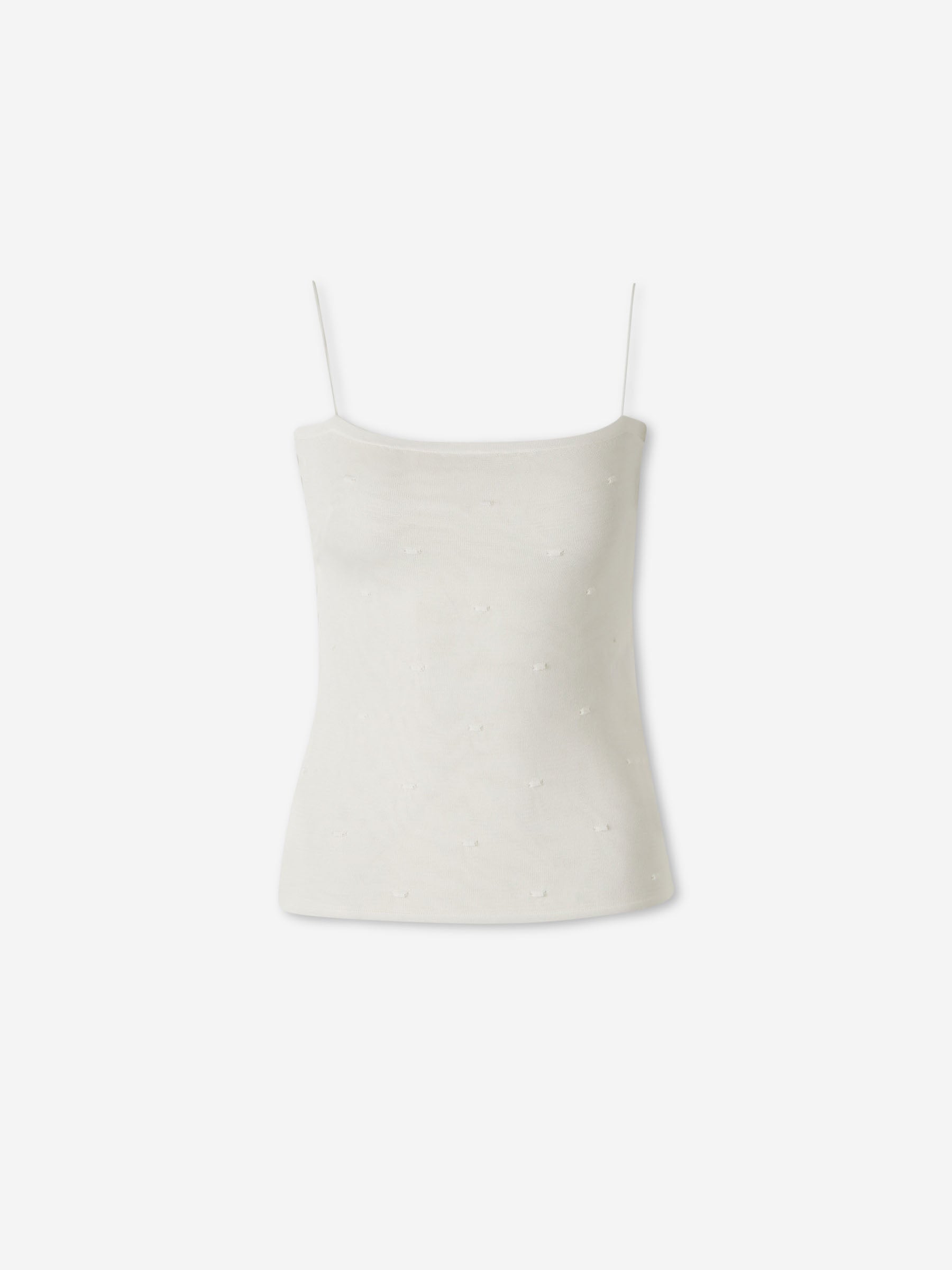 Jacquemus Mujer Barcelona Top Punto Plumetis color Blanco sku 703-002527 01 - Foto 1
