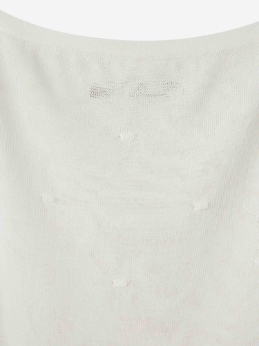 Jacquemus Mujer Barcelona Top Punto Plumetis color Blanco sku 703-002527 01 - Foto 3