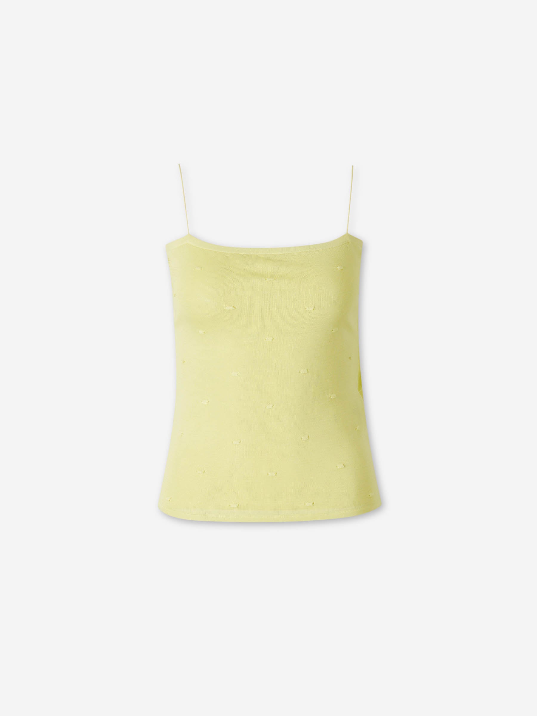 Jacquemus Mujer Barcelona Top Punto Plumetis color Amarillo Limón sku 703-002527 02 - Foto 1