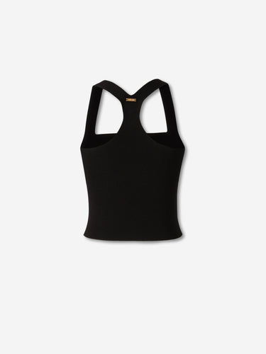 Cult Gaia Mujer Barcelona Top Punto Crawford color Negro sku 703-002530 01 - Foto 3