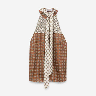 Dorothee Schumacher Mujer Barcelona Top Estampado Seda color Caramelo sku 703-002536 01 - Foto 1