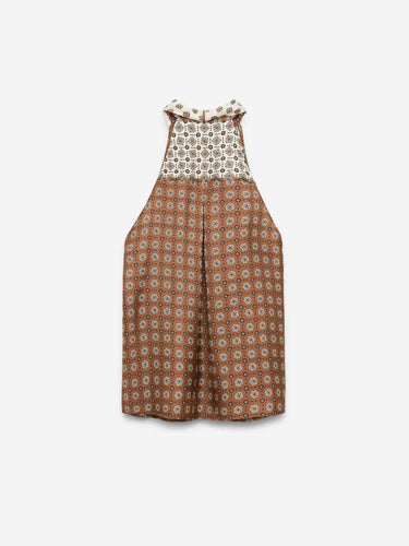 Dorothee Schumacher Mujer Barcelona Top Estampado Seda color Caramelo sku 703-002536 01 - Foto 3