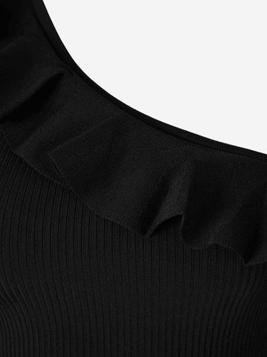 Zimmermann Mujer Barcelona Top Asimétrico Volantes color Negro sku 703-002542 01 - Foto 3