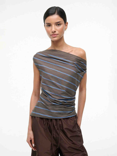 Staud Mujer Barcelona Top Asimétrico color Multicolor sku 703-002545 01 - Foto 3