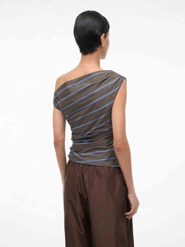 Staud Mujer Barcelona Top Asimétrico color Multicolor sku 703-002545 01 - Foto 4