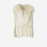 Dries Van Noten Mujer Barcelona Top Muselina Volantes color Amarillo Claro sku 703-002551 01 - Foto 1