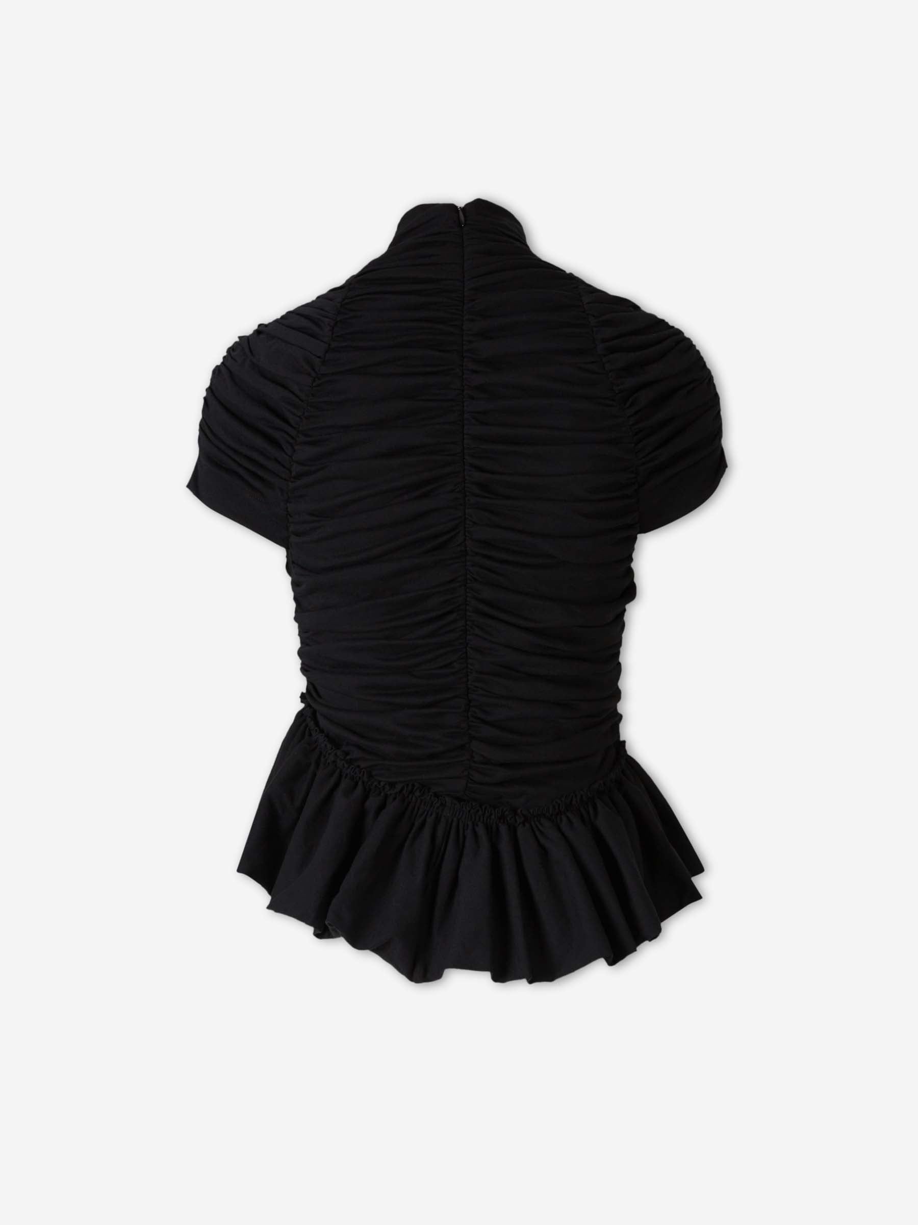 Dries Van Noten Mujer Barcelona Top Volantes color Negro sku 703-002554 01 - Foto 2