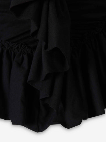 Dries Van Noten Mujer Barcelona Top Volantes color Negro sku 703-002554 01 - Foto 3