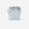 Magda Butrym Mujer Barcelona Top Denim Volante color Azul Denim Claro sku 703-002556 01 - Foto 1
