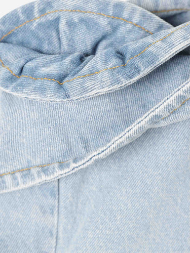 Magda Butrym Mujer Barcelona Top Denim Volante color Azul Denim Claro sku 703-002556 01 - Foto 3