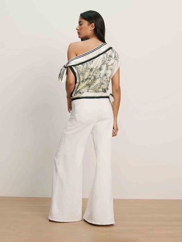 Veronica Beard Mujer Barcelona Blusa Floral Tari color Verde sku 703-002559 01 - Foto 3