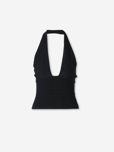 Cult Gaia Mujer Barcelona Top Punto Kanta color Negro sku 703-002561 01 - Foto 1
