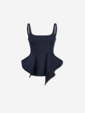 Khaite Mujer Barcelona Top Peplum Noa color Crema sku 703-002563 01 - Foto 1