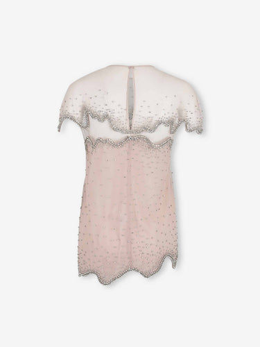 Costarellos Mujer Barcelona Camiseta Tulle color Nude sku 703-002564 01 - Foto 2