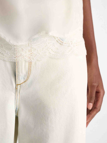 Dorothee Schumacher Mujer Barcelona Top Lencero Seda color Blanco sku 703-002574 01 - Foto 5