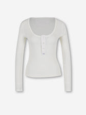 Chloé Mujer Barcelona Camiseta Henley color Blanco sku 703-002578 01 - Foto 1