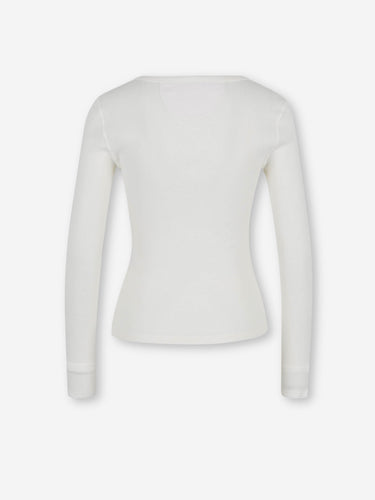 Chloé Mujer Barcelona Camiseta Henley color Blanco sku 703-002578 01 - Foto 2