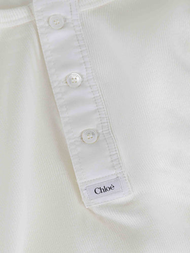 Chloé Mujer Barcelona Camiseta Henley color Blanco sku 703-002578 01 - Foto 3