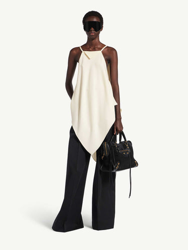Balenciaga Mujer Barcelona Top Tirantes color Marfil sku 703-002579 01 - Foto 2