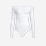 Alaïa Mujer Barcelona Body Hombros Descubiertos color Blanco sku 703-002580 01 - Foto 1