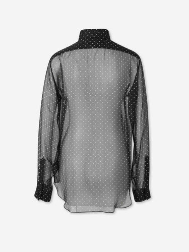 Tom Ford Mujer Barcelona Blusa Semitransparente color Negro sku 703-002585 01 - Foto 2
