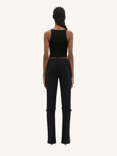 Courrèges Mujer Barcelona Top Tirantes Punto color Negro sku 703-002588 03 - Foto 3