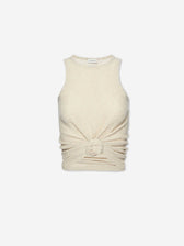 Magda Butrym Mujer Barcelona Top Nudo color Beige sku 703-002589 01 - Foto 1