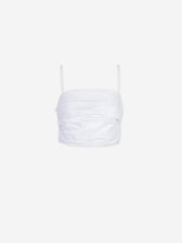 Staud Mujer Barcelona Top de Tirantes con Pliegues color Blanco sku 703-002590 01 - Foto 1