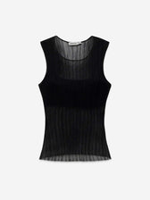 Simkhai Mujer Barcelona Top Doble Capa Oakley color Negro sku 703-002593 01 - Foto 1
