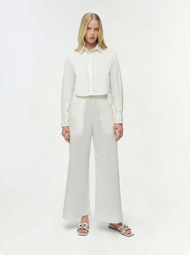Simkhai Mujer Barcelona Camisa Cropped Renata color Blanco sku 703-002595 01 - Foto 2