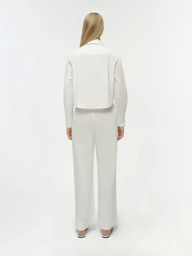 Simkhai Mujer Barcelona Camisa Cropped Renata color Blanco sku 703-002595 01 - Foto 4