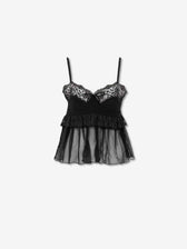 Chloé Mujer Barcelona Top Tirantes Encaje color Negro sku 703-002598 01 - Foto 1