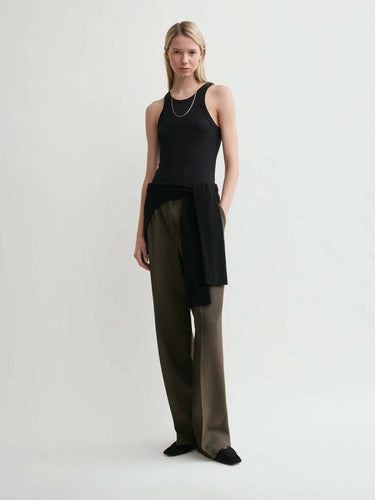 TOTEME Mujer Barcelona Top Tirantes Algodón color Negro sku 703-002606 01 - Foto 2