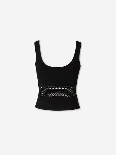 Simkhai Mujer Barcelona Top Tirantes Calados color Negro sku 703-002608 01 - Foto 2