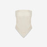 Simkhai Mujer Barcelona Top Lino Lahni color Beige sku 703-002610 01 - Foto 1