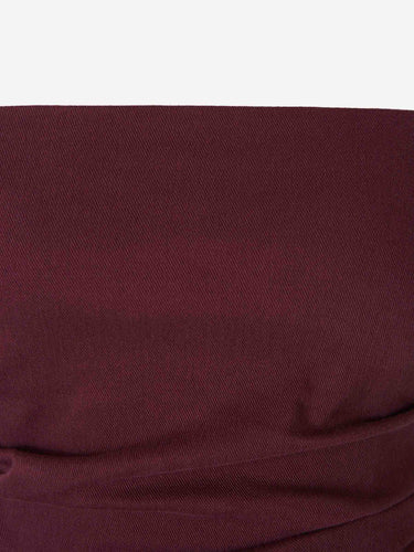 Simkhai Mujer Barcelona Top Fruncido color Burdeos sku 703-002611 01 - Foto 3
