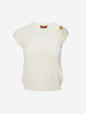 Altuzarra Mujer Barcelona Top Punto Rinaldi color Marfil sku 703-002612 01 - Foto 1