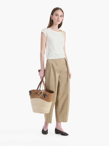 Altuzarra Mujer Barcelona Top Punto Rinaldi color Marfil sku 703-002612 01 - Foto 2