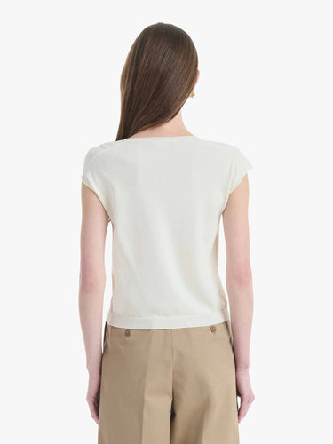 Altuzarra Mujer Barcelona Top Punto Rinaldi color Marfil sku 703-002612 01 - Foto 4