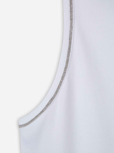 Peserico Mujer Barcelona Top Cuello Halter color Blanco sku 703-002621 01 - Foto 4