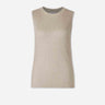 Peserico Mujer Barcelona Top Fino Canalé color Camel sku 703-002622 02 - Foto 1