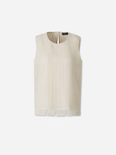 Peserico Mujer Barcelona Top Tirantes Flecos color Beige sku 703-002624 01 - Foto 1