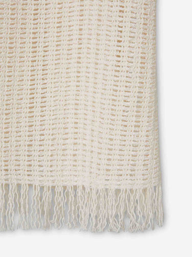 Peserico Mujer Barcelona Top Tirantes Flecos color Beige sku 703-002624 01 - Foto 4