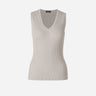 Peserico Mujer Barcelona Top Canalé color Taupe sku 703-002625 02 - Foto 1